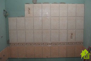 укладка керамической плитки на гипсокартон в ванной комнате
